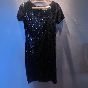 Black Sequence Dress